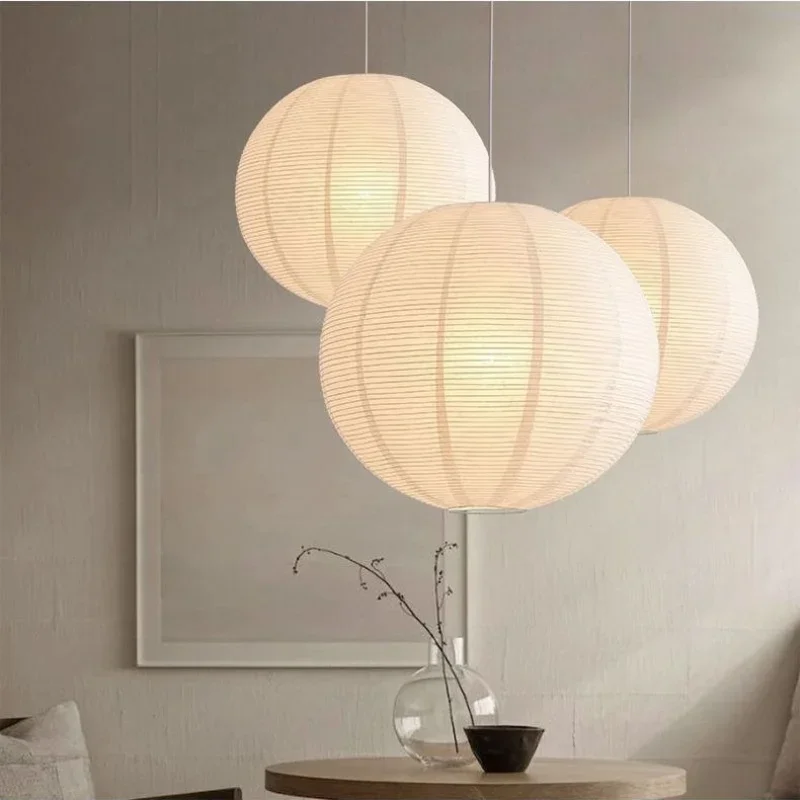 Japanese Lantern Paper - Japanese style rice paper art pendant