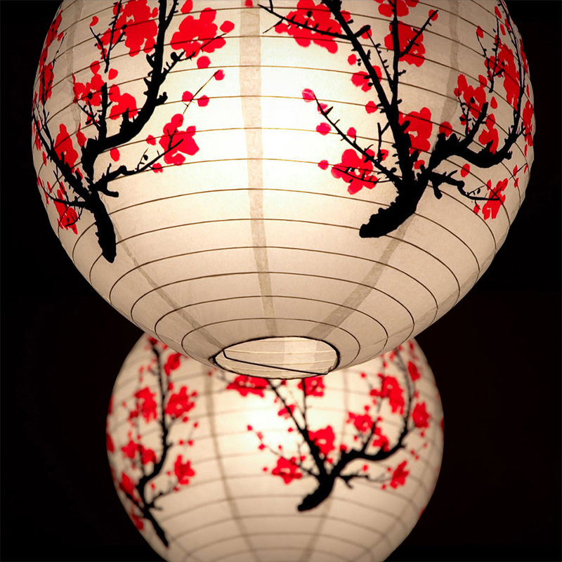 1PC Plum Blossom Paper Lantern - Japanese Lantern Paper review and price