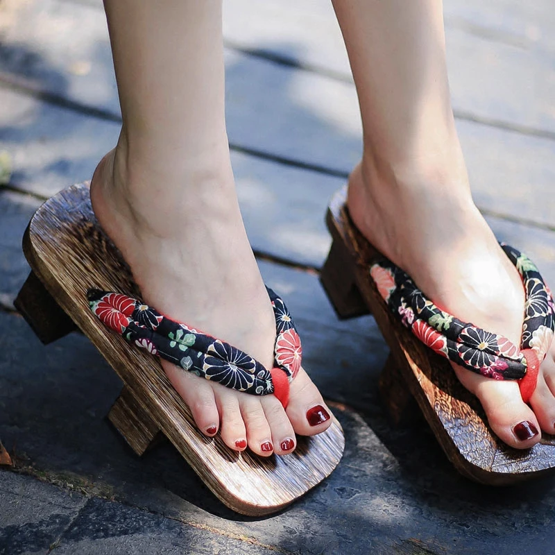 Women's Cosplay Shoes Double H - Geta Wooden Sandal review and price
