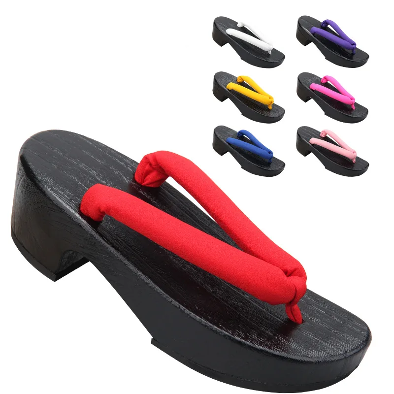 Women's Black Crescent Moon Sh - Geta Wooden Sandal review and price
