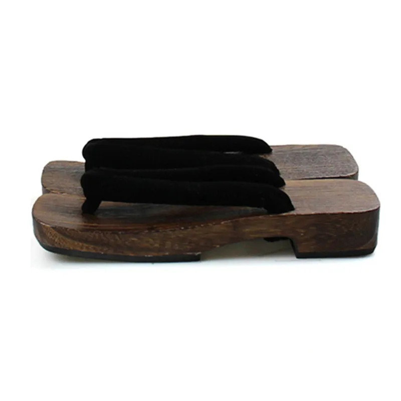 Men's Charcoal Cosplay Wood Su - Geta Wooden Sandal review and price