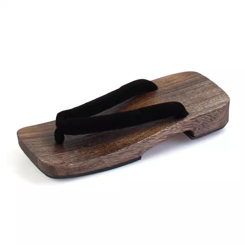 Men's Charcoal Cosplay Wood Su - Geta Wooden Sandal review and price